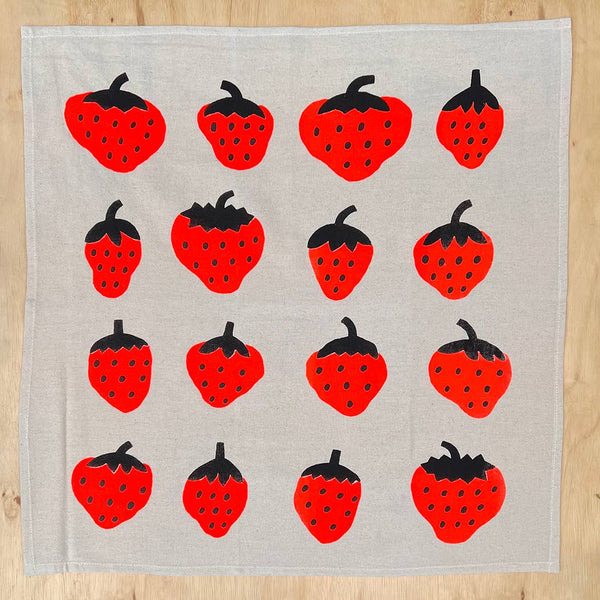 Nice life - Strawberry Tea Towel