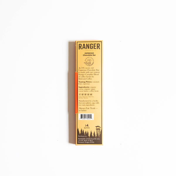 Ranger Chocolate Co. - Espresso Chocolate Bar