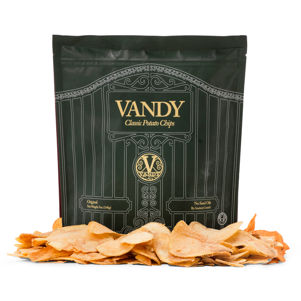 Ancient Crunch - Vandy Crisps, Original, 5oz Bag Case