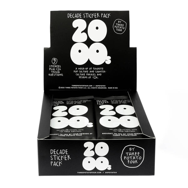 Three Potato Four - Decade Sticker Card Pack - Y2K