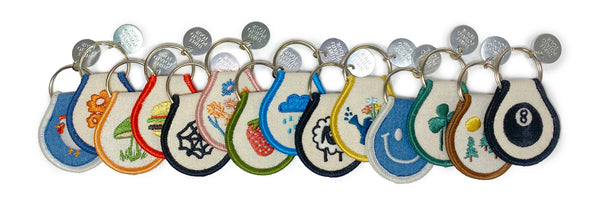 Three Potato Four - Patch Keychain - 8 Ball