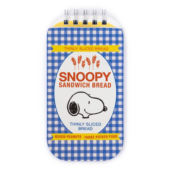 Three Potato Four - 3P4 x Peanuts® Grocery - Snoopy Bread Mini Notebook
