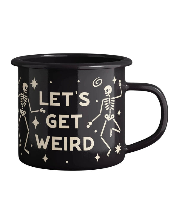 Trek Light - Enamel Coffee & Camp Mug | Let's Get Weird  | 16oz