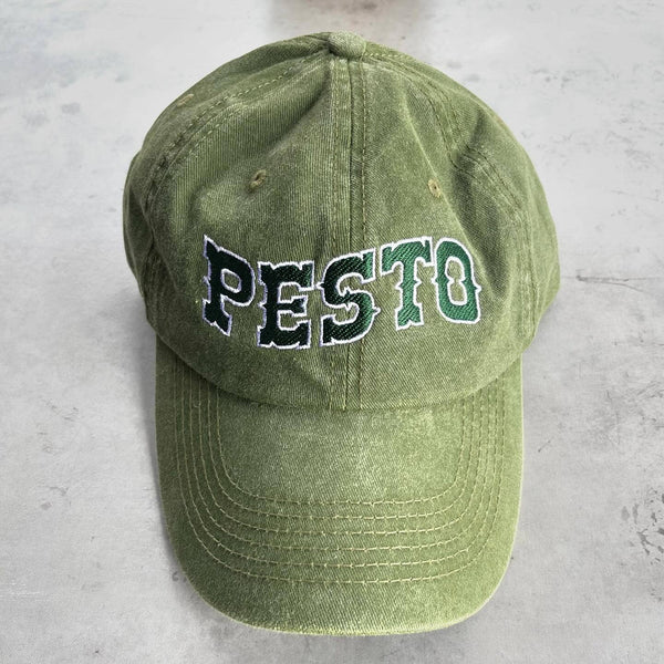 The Silver Spider - Pesto Baseball Cap Dad Hat foodie Chef Italian restaurant 