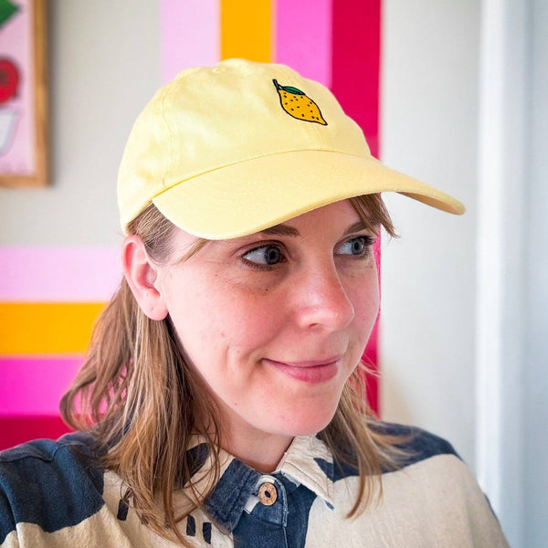 Jenny Lemons - Lemon Embroidered Hat