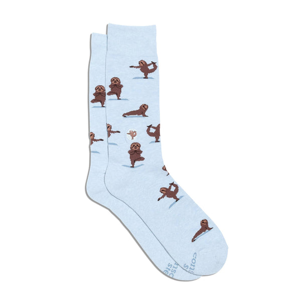 Conscious Step - Socks that Support Mental Health | Blue Sloths