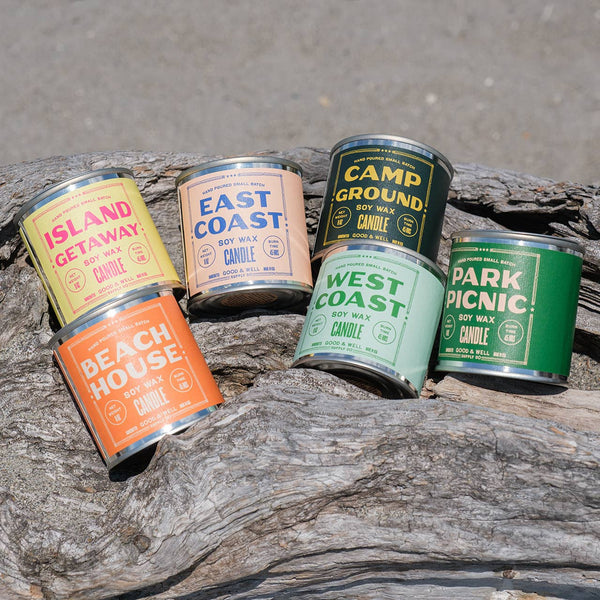 Good & Well Supply Co. - Beach House Soy Candle - Happy Place Collection