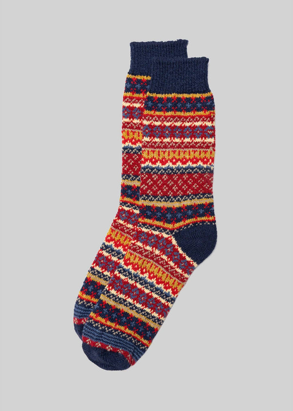 American Trench - Cotton Fair Isle Sock