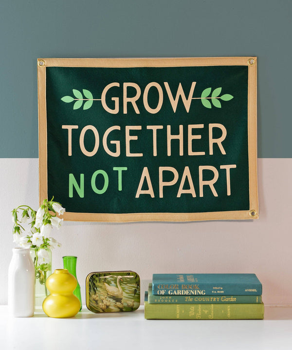 Oxford Pennant - Grow Together Not Apart Camp Flag