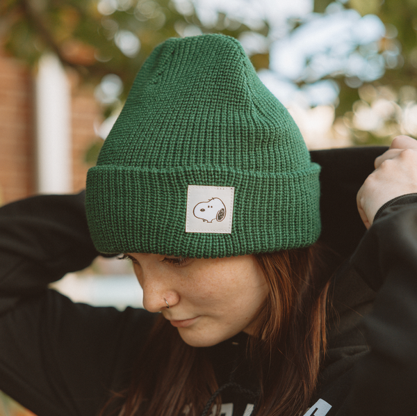 Three Potato Four - 3P4 x Peanuts® - Snoopy Beanie (Forest)
