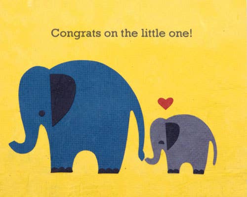 Elephant Congrats Card