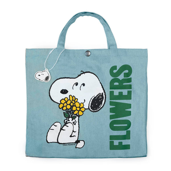 Three Potato Four - 3P4 x Peanuts® - Snoopy Flowers Vintage-Style Market Tote