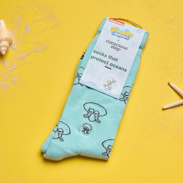 Conscious Step - Squidward Socks that Protect Oceans