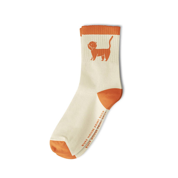 Ruff House Print Shop - Cat Unisex Ribbed Crew Socks