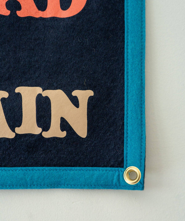 Oxford Pennant - Pretty Good Not Bad I Can't Complain Camp Flag • John Prine x Oxford Pennant