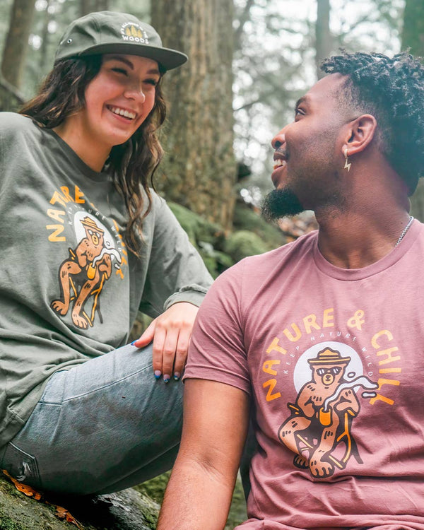 Keep Nature Wild - Nature and Chill Unisex Tee | Redwood