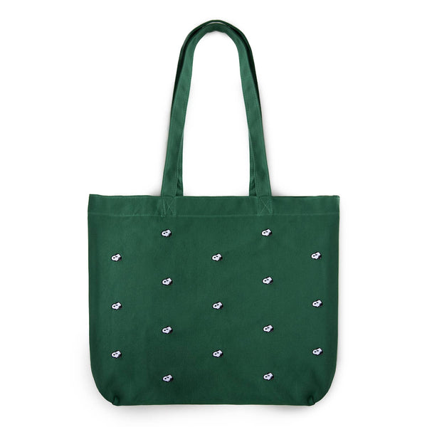 Three Potato Four - 3P4 x Peanuts® - Snoopy Embroidered Tote Bag (Forest)
