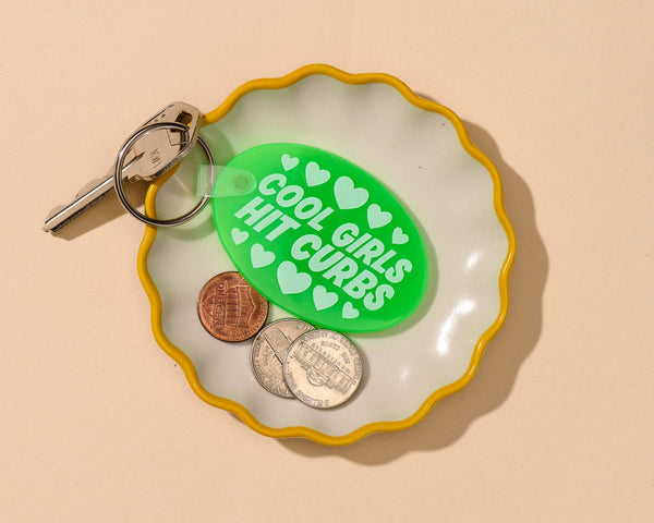 And Here We Are - PVC Keychain —Cool Girls Hit Curbs
