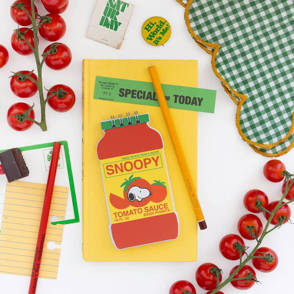 Three Potato Four - 3P4 x Peanuts® Grocery - Snoopy Tomato Mini Notebook