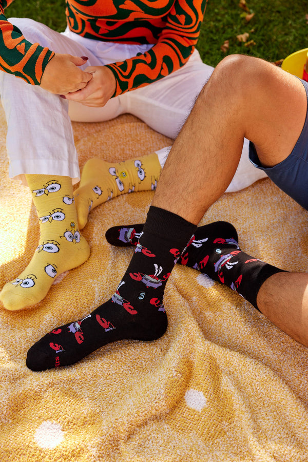 Conscious Step - Mr. Krabs Socks that Protect Oceans
