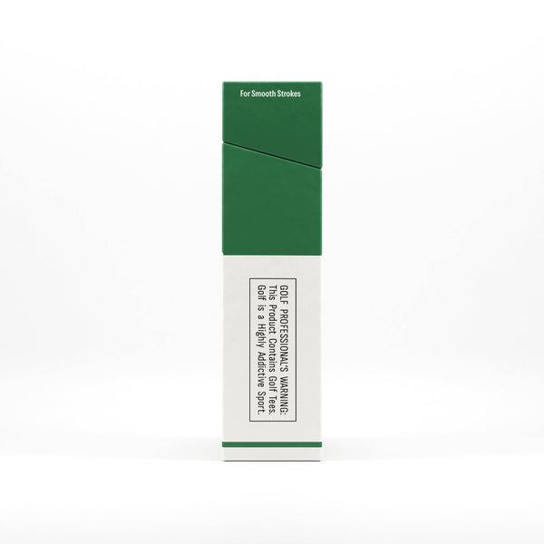 Caddy Classics - Royal Greens | Golf Tee Holder + 10 Bamboo 2¾ Inch Tees