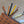 ilikesara | art + goods - Zippered pouch | eyeball - rust orange eye blockprint pencil, supply, makeup bag with waterproof lining