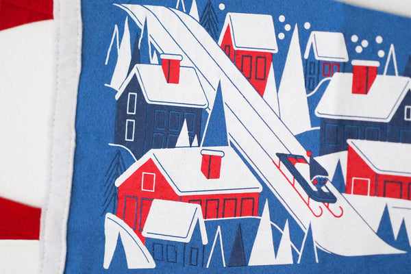 Oxford Pennant - Let It Snow! Pennant • Invisible Creature x Oxford Pennant