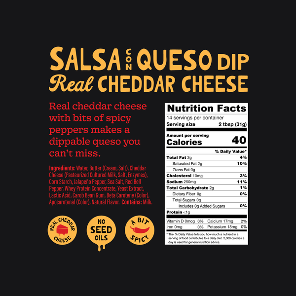 Drippy Dip - Salsa Con Queso Cheese Dip (Wholesale)