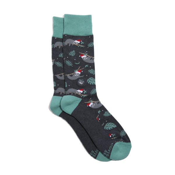 Conscious Step - Holiday Socks that Protect Sloths