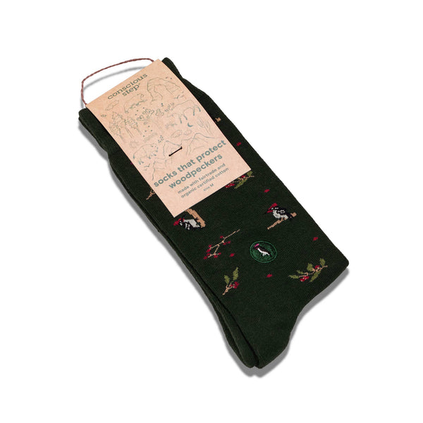 Conscious Step - Socks that Protect Woodpeckers