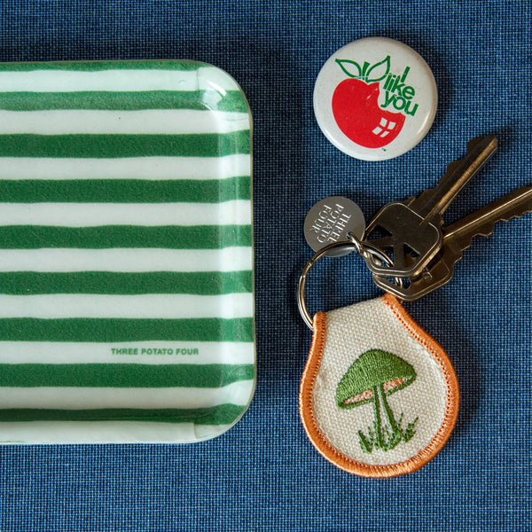 Three Potato Four - Patch Keychain - Mushroom