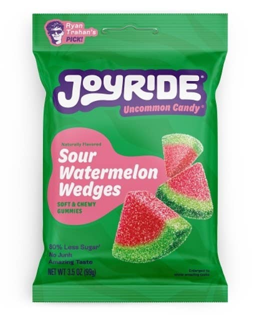 Grandpa Joe's Candy Shop - Joyride Sour Watermelon Wedges 3.5oz, 10ct