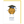 Smudge Ink - Chocolate Chip Cookie Graduation Card