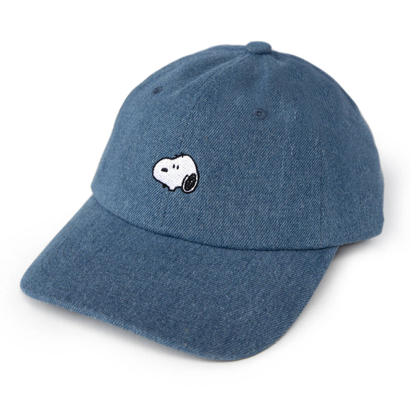 Three Potato Four - 3P4 x Peanuts® - Snoopy Embroidered Dad Hat (Denim)