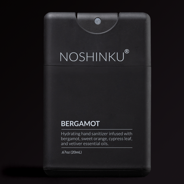 Noshinku - REFILLABLE Bergamot Ultra-Moisturizing Pocket Hand Sanitizer