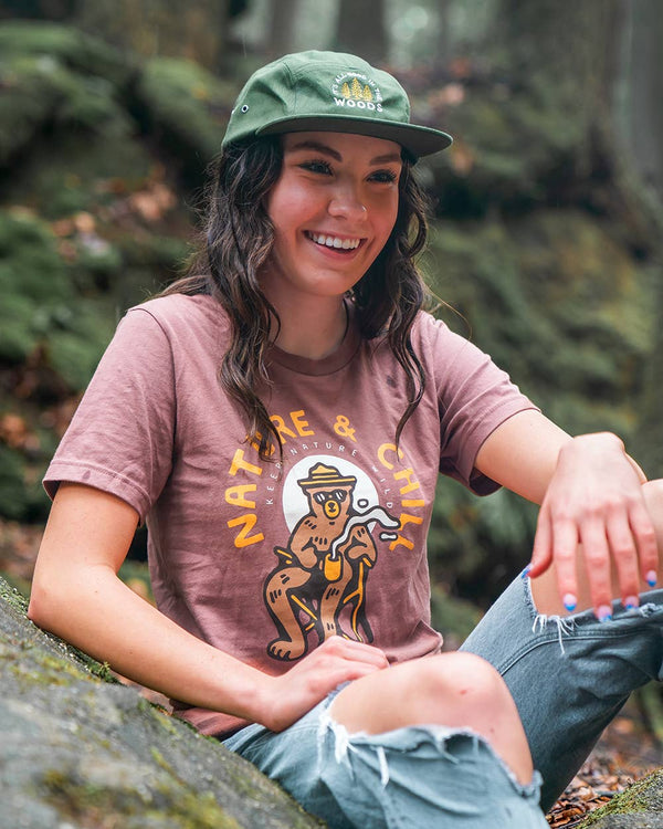 Keep Nature Wild - Nature and Chill Unisex Tee | Redwood