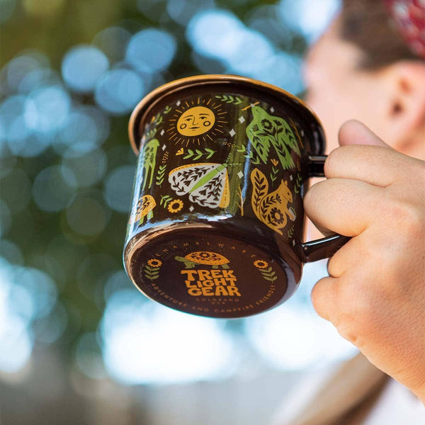 Trek Light - Enamel Mug | Woodland Friends