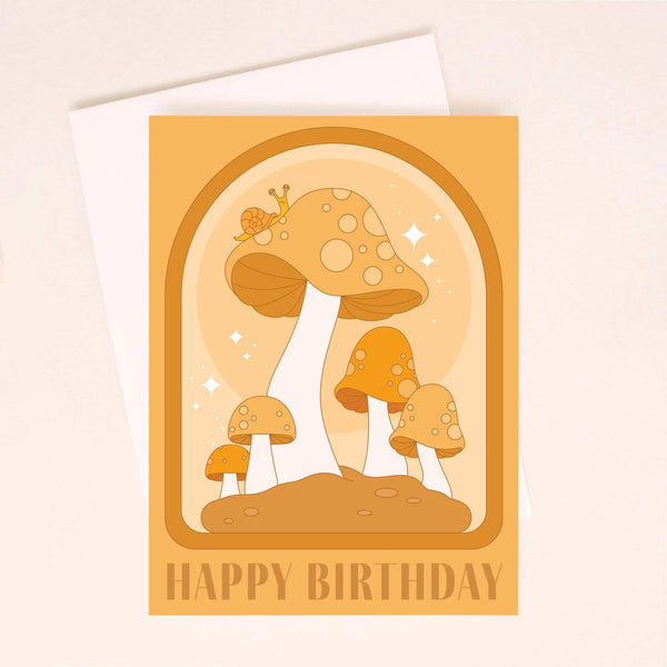 Happy Birthday Magic Mushroom Card