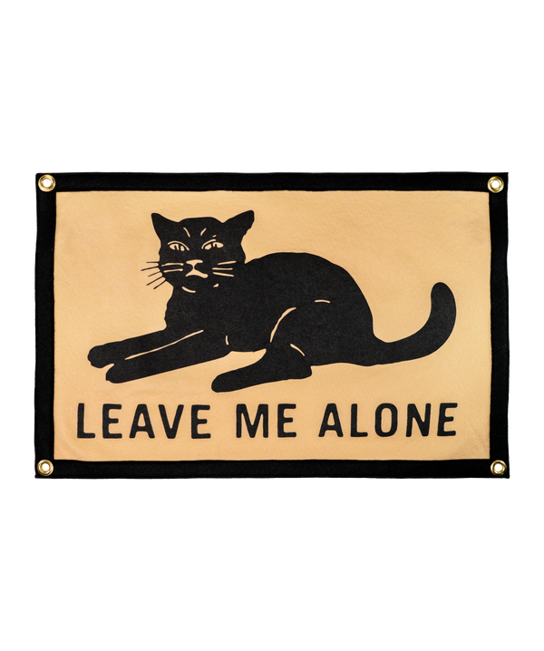 Oxford Pennant - Leave Me Alone Camp Flag