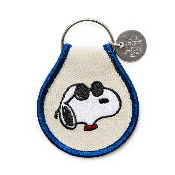 Three Potato Four - 3P4 x Peanuts® - Joe Cool Patch Keychain
