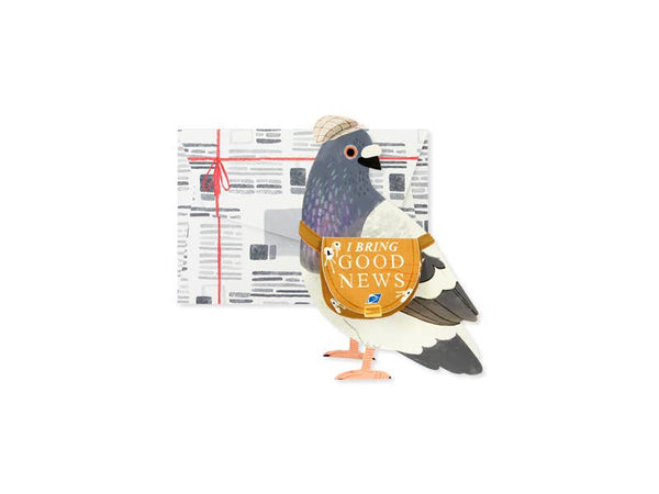 UWP Luxe - Messenger Pigeon Birthday/Congratulations Pop-Up Card