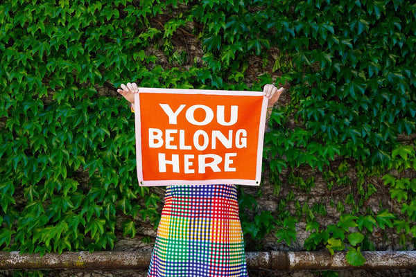 Oxford Pennant - You Belong Here Camp Flag