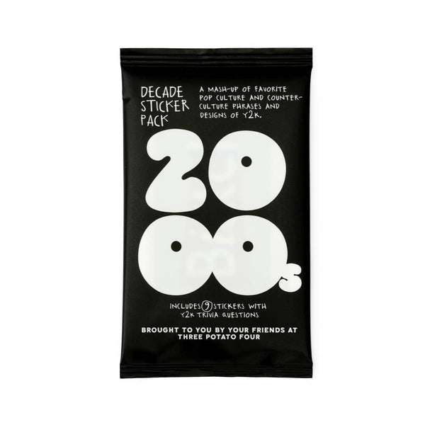Three Potato Four - Decade Sticker Card Pack - Y2K