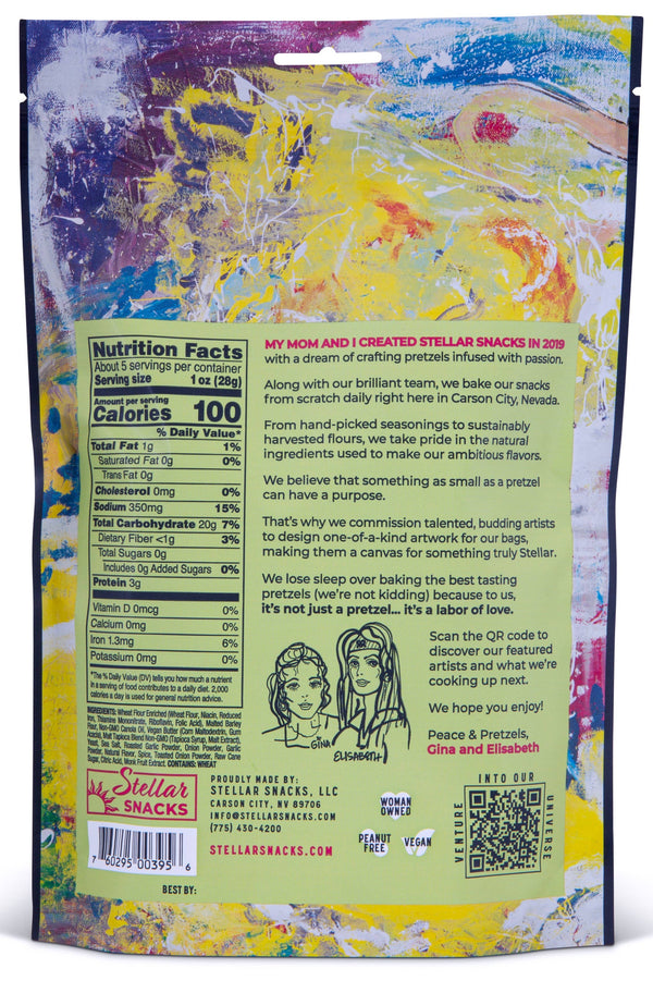 Stellar Snacks - Stellar Pretzel Braids - Bold & Herby - 5oz