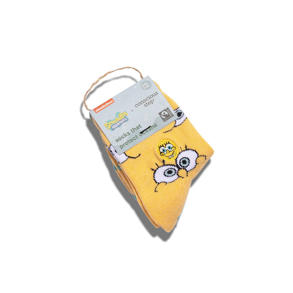 Conscious Step - Kids SpongeBob Socks that Protect Oceans