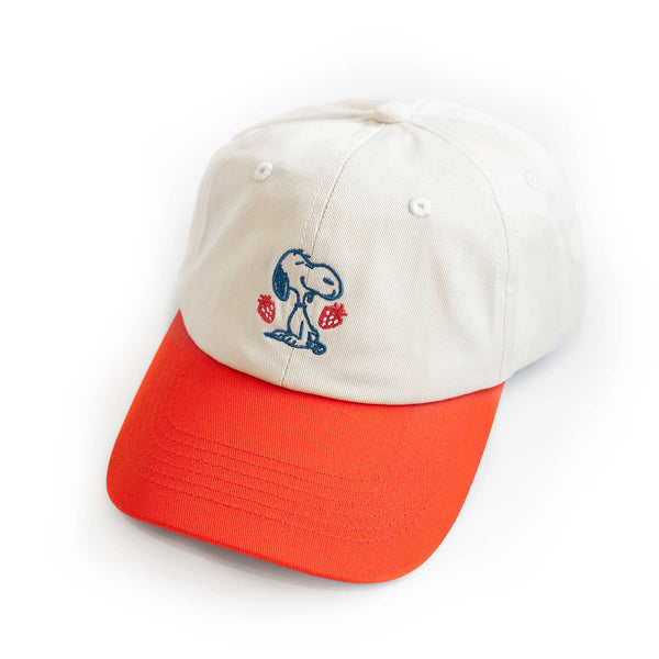 Three Potato Four - 3P4 x Peanuts® - Snoopy Strawberry Dad Hat