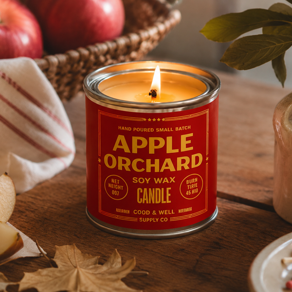 Good & Well Supply Co. - Apple Orchard Soy Candle - Fall Collection