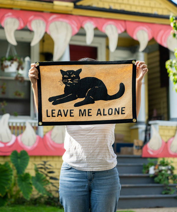 Oxford Pennant - Leave Me Alone Camp Flag