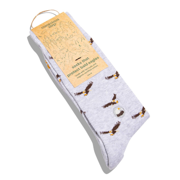 Conscious Step - Socks that Protect Bald Eagles | Outdoorsy Gifts