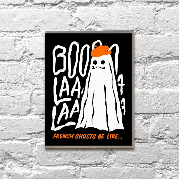 Bench Pressed - Boo-La-La Halloween Card